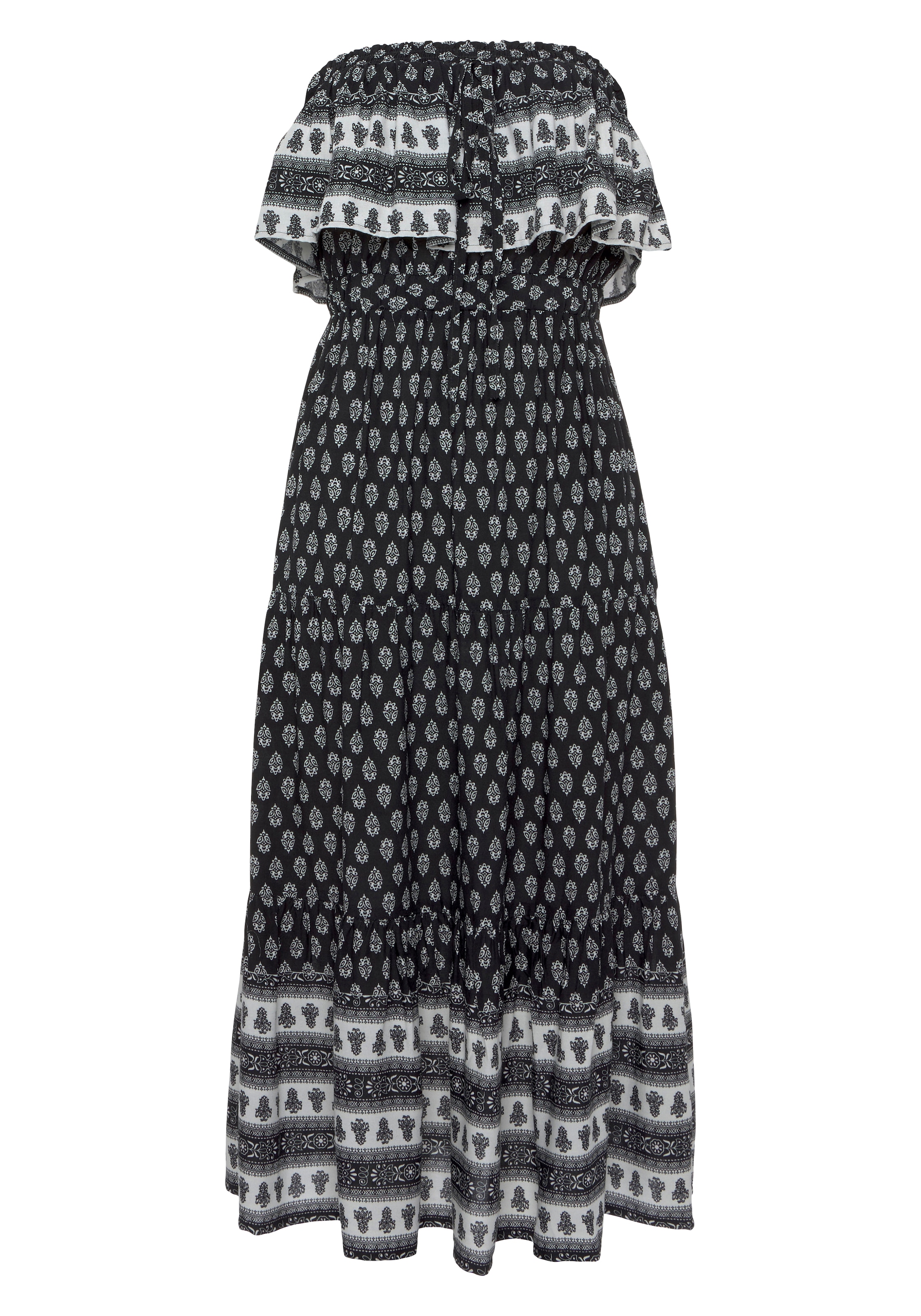 LASCANA Summer Dress in Black: front