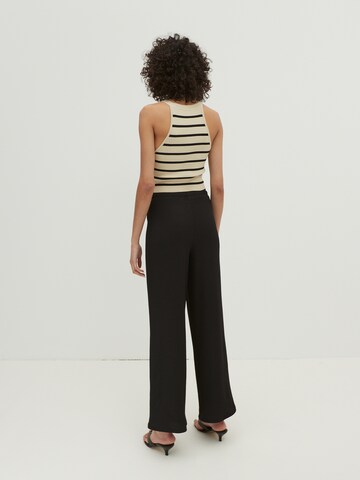 Wide Leg Pantalon 'Philine' EDITED en noir