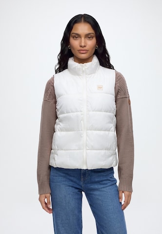 Gap Petite Елек в бяло: отпред