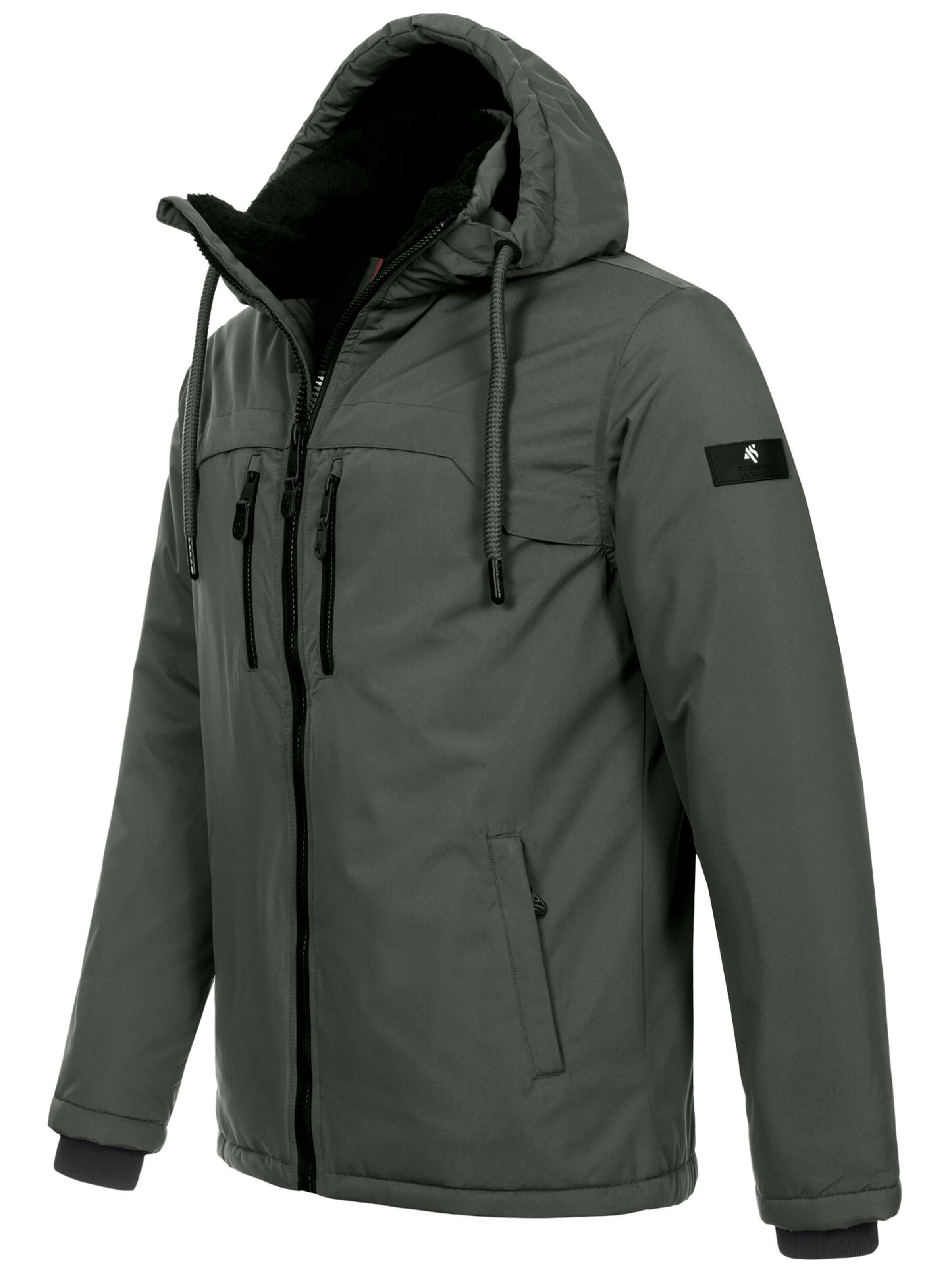Alessandro Salvarini Winterjacke in Grau