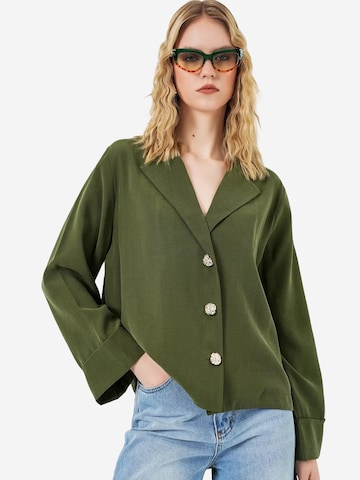 Blazer Bigdart en vert : devant