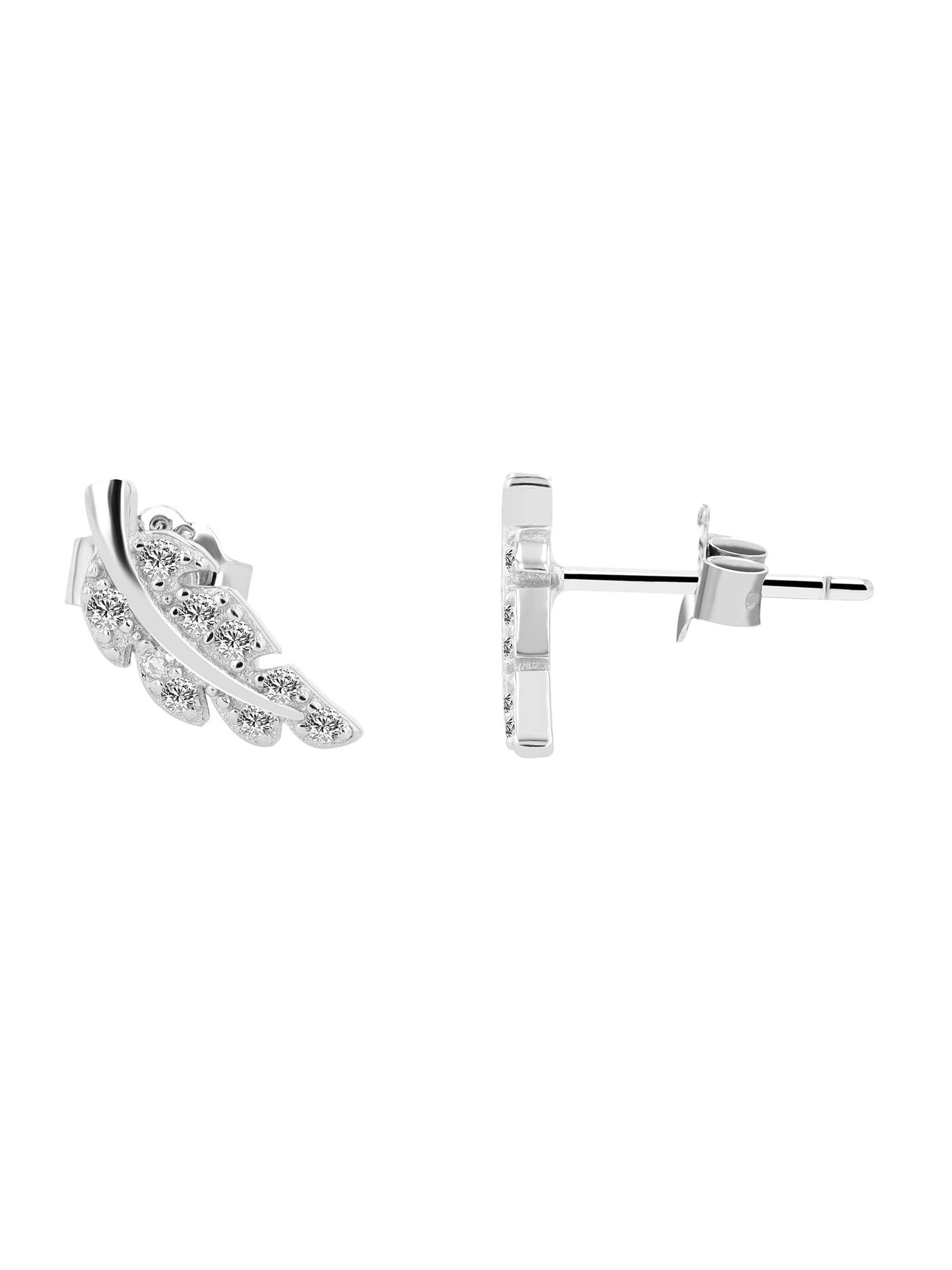 Akzent Earrings '"Ximena" aus 925 Sterlingsilber, hautverträglich' in Silver