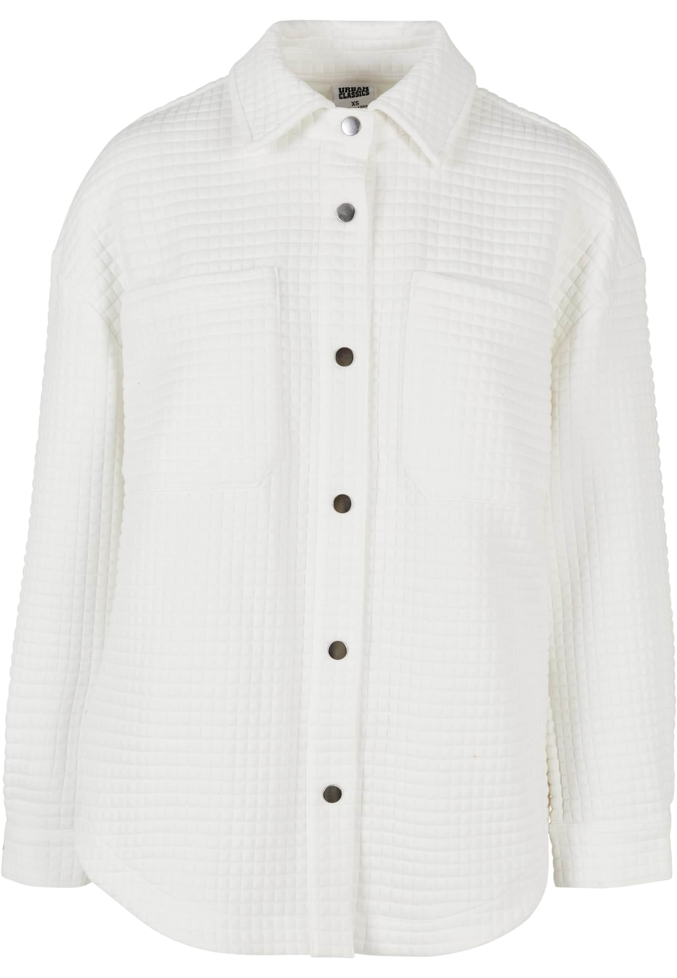 Urban Classics Демисезонная куртка в Белый: спереди