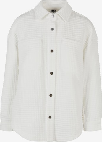 Geacă de primăvară-toamnă de la Urban Classics pe alb: față