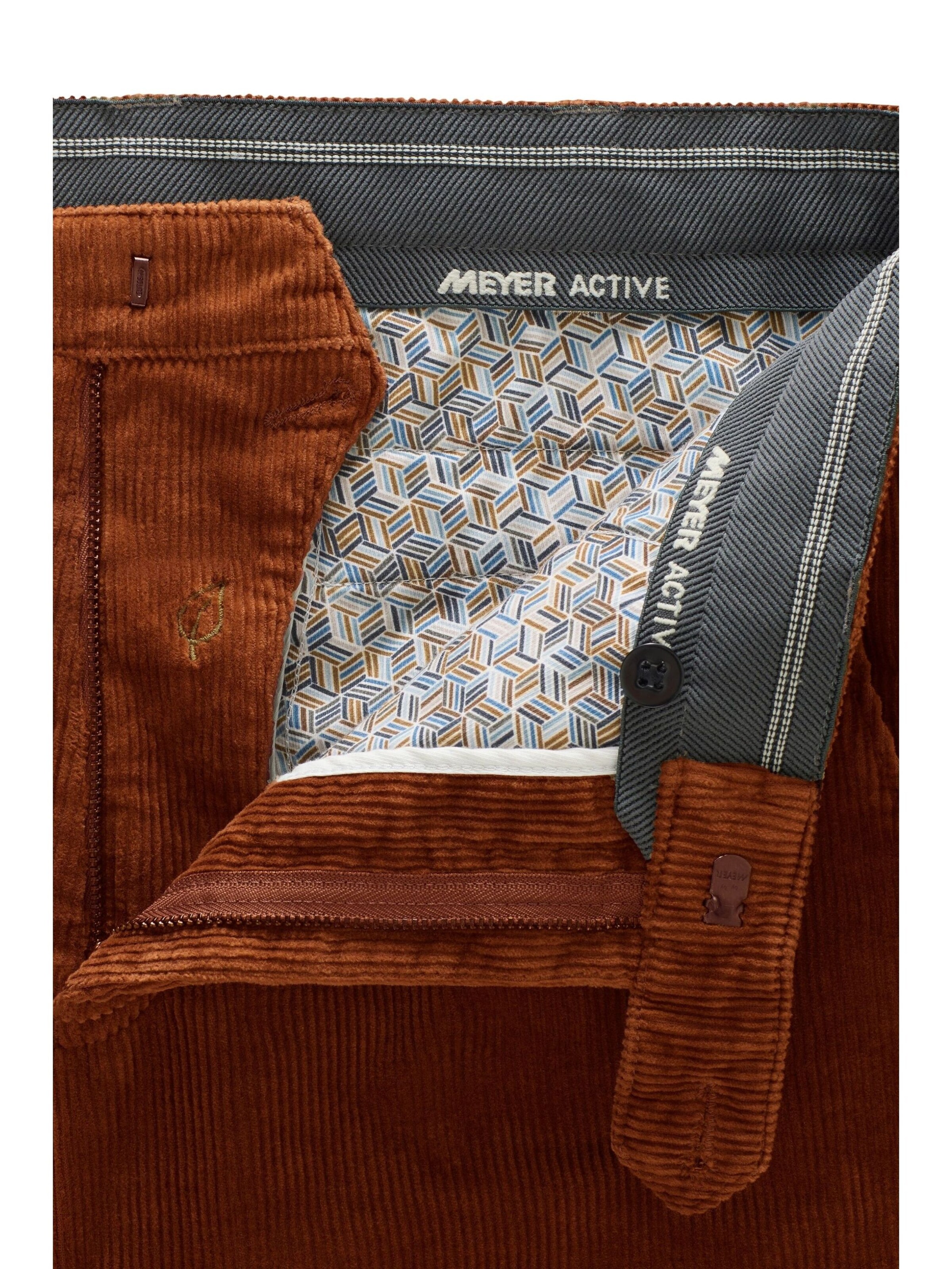 Regular Pantalon chino MEYER en marron