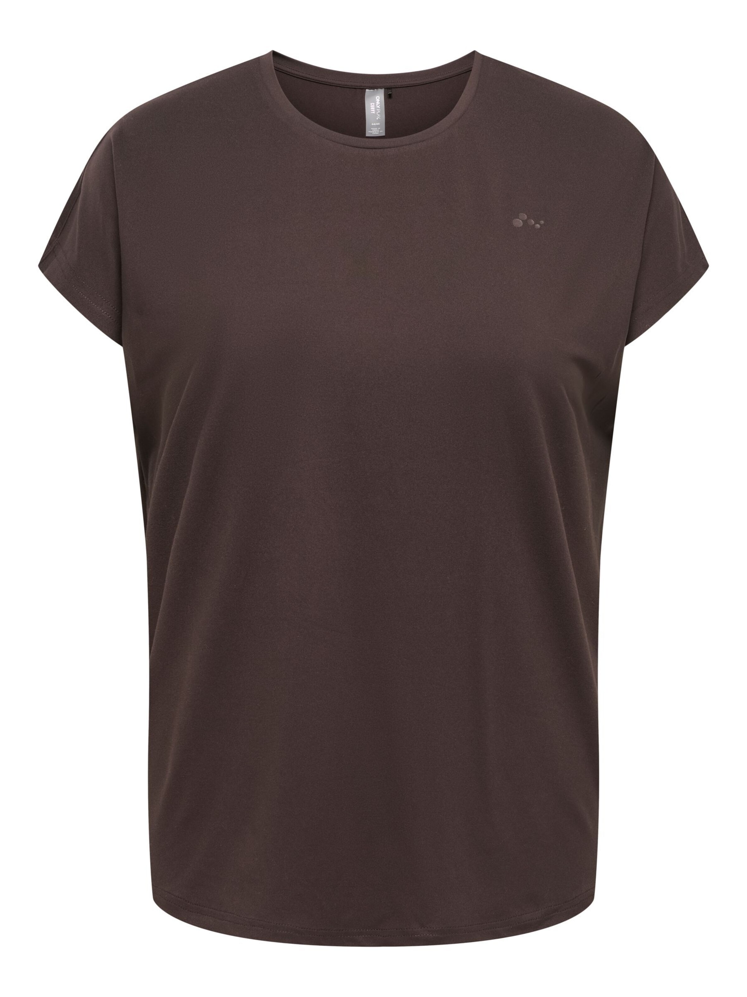 Only Play Curvy Shirt 'PAUBREE' in Braun: Vorderseite