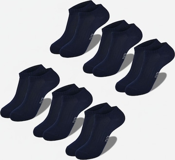 Calzino invisibile di Tastiq in blu: frontale