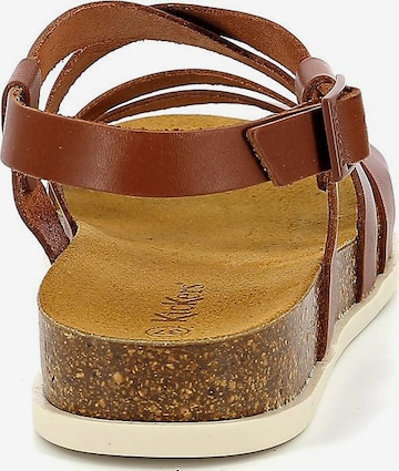 Kickers Strap Sandals 'Kick Alice' in Brown