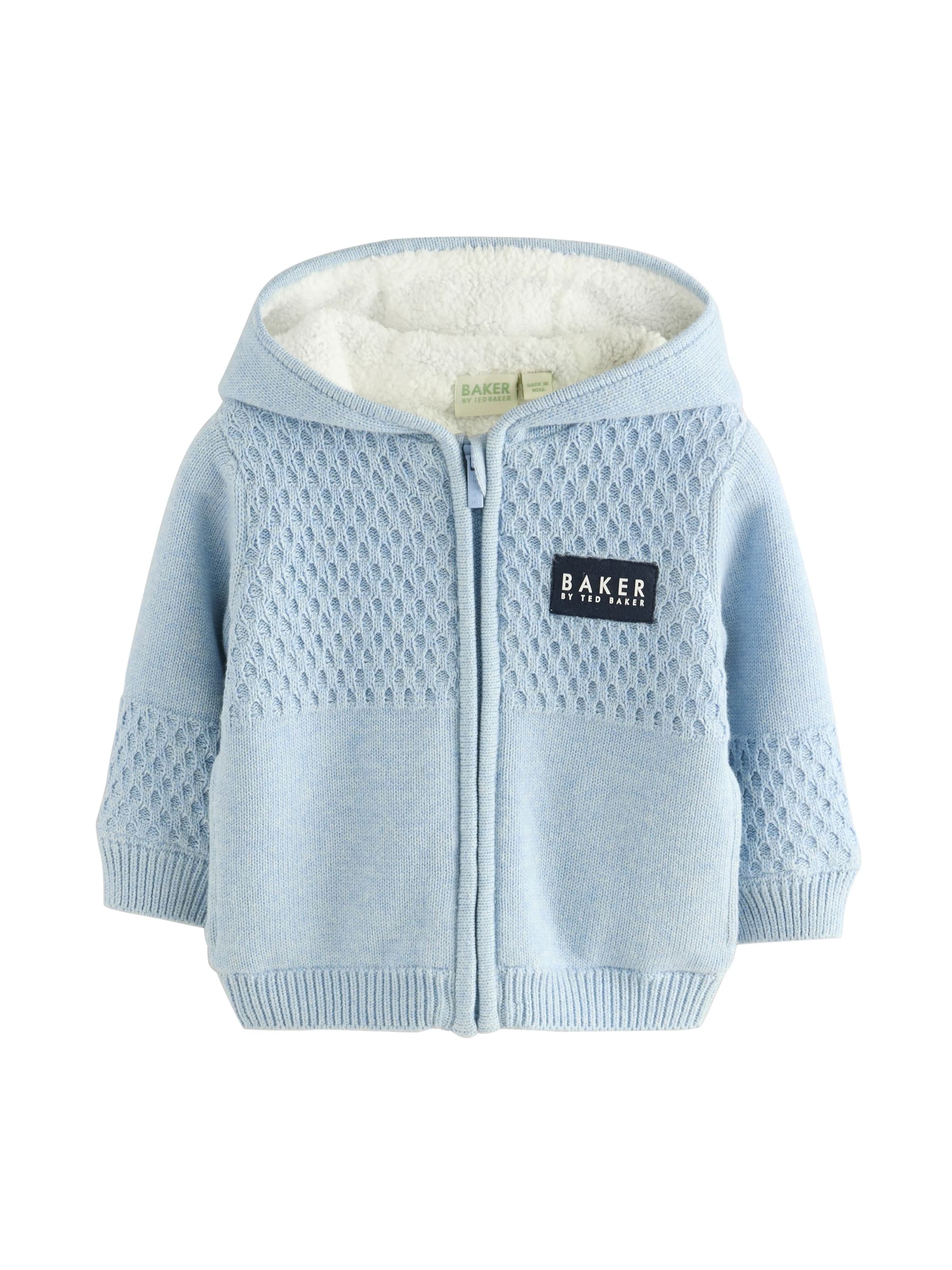 Baker by Ted Baker Knit cardigan in Blue: front