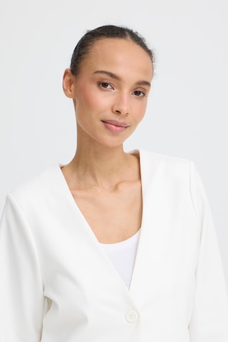 b.young Strickjacke 'RIZETTA' in Weiß