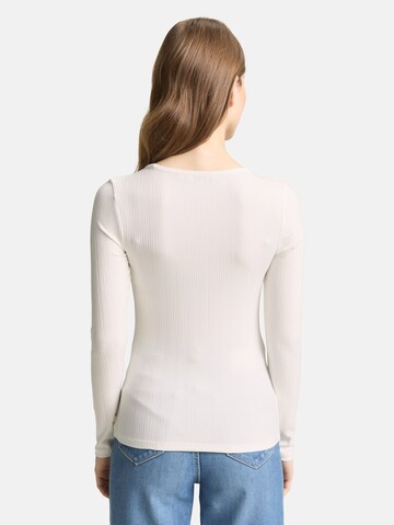 T-shirt TOM TAILOR DENIM en blanc