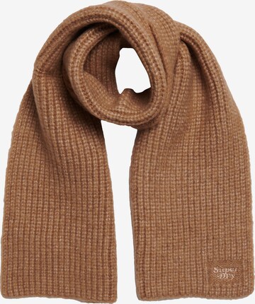 Superdry Scarf in Brown: front