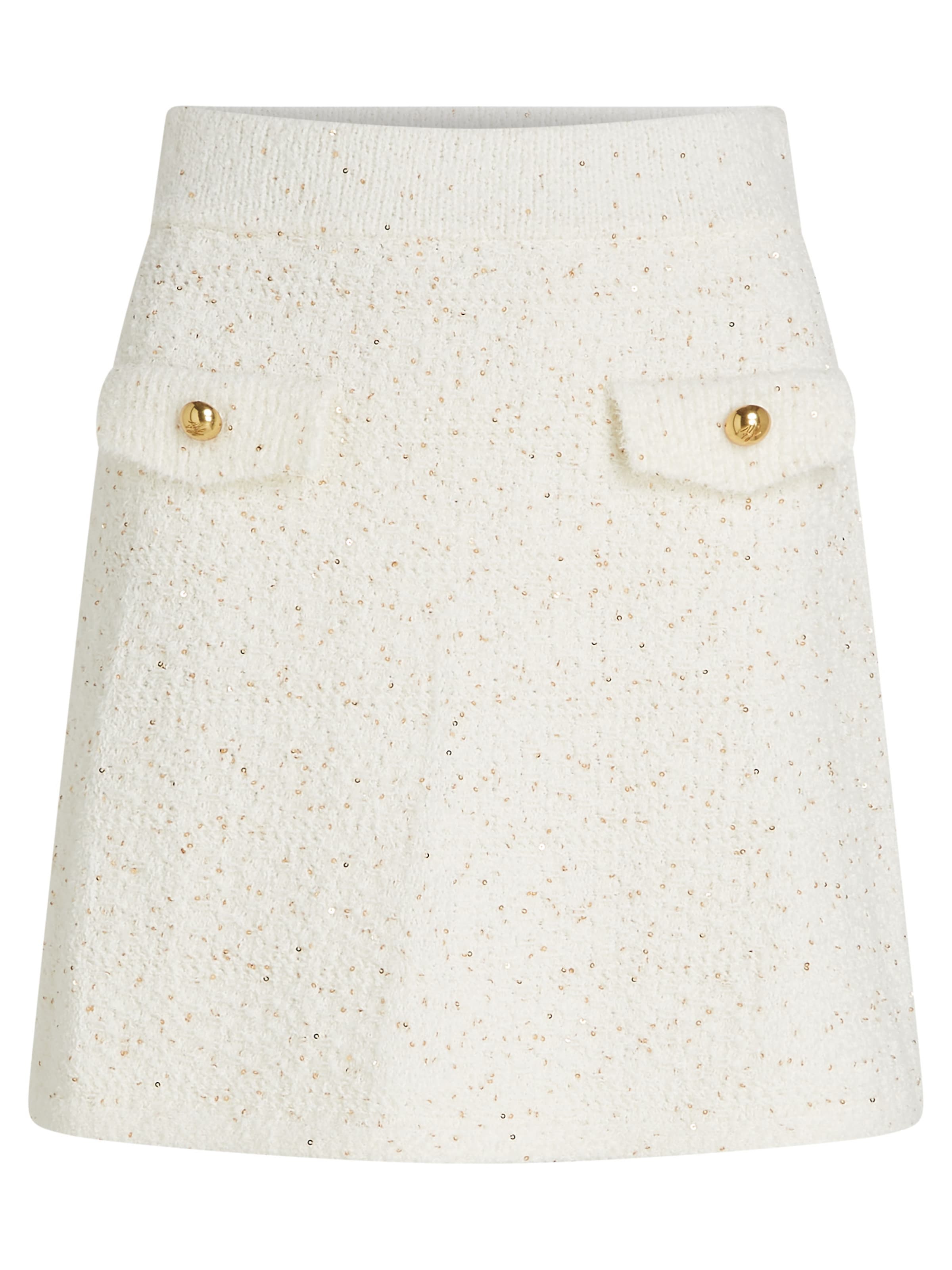 Karl Lagerfeld Sukňa - Béžová: predná strana