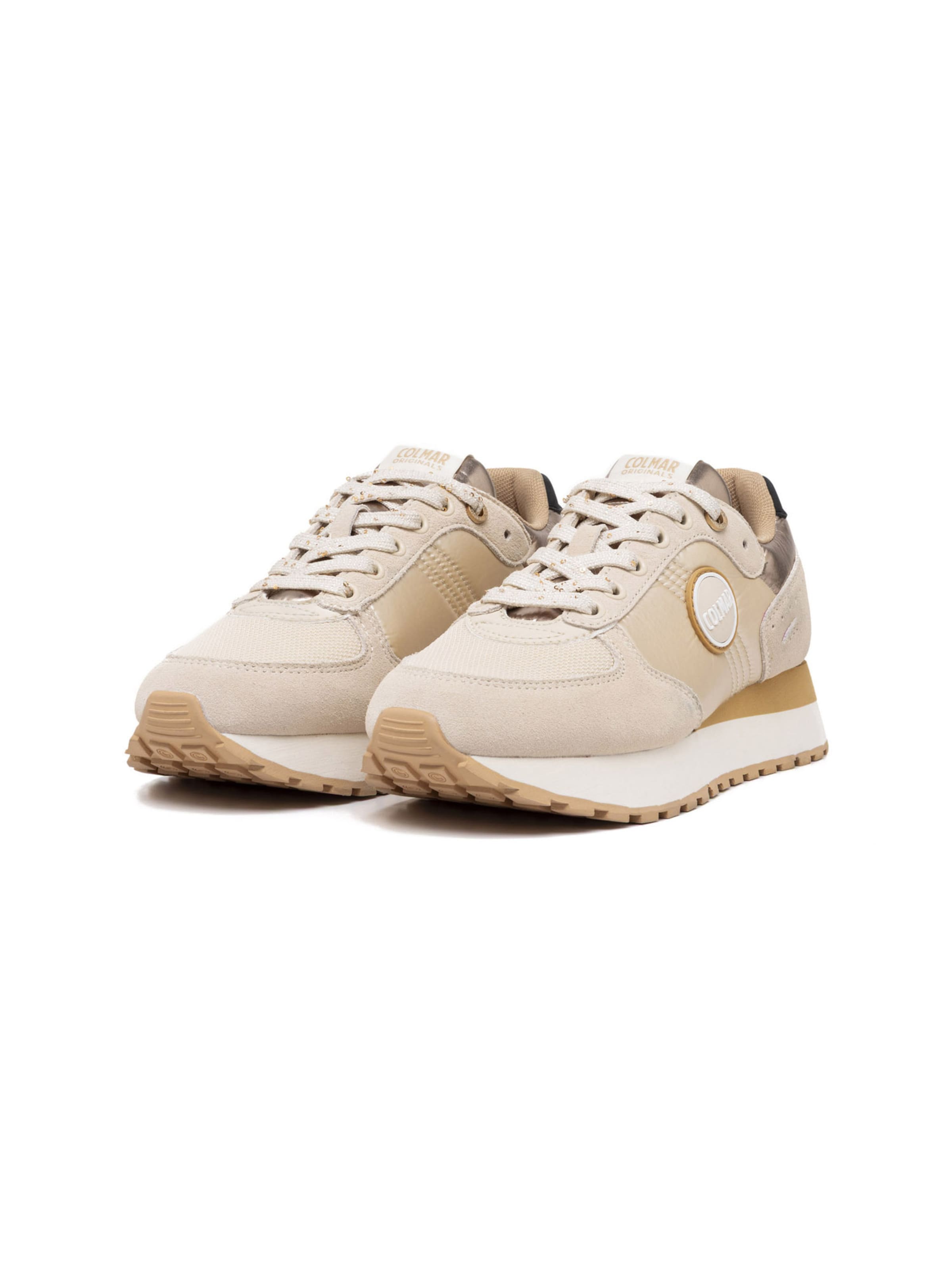 Sneaker bassa 'Travis Authentic' di Colmar in beige: frontale
