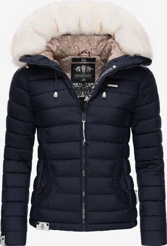 MARIKOO Winter jacket 'Nasriin' in Blue: front