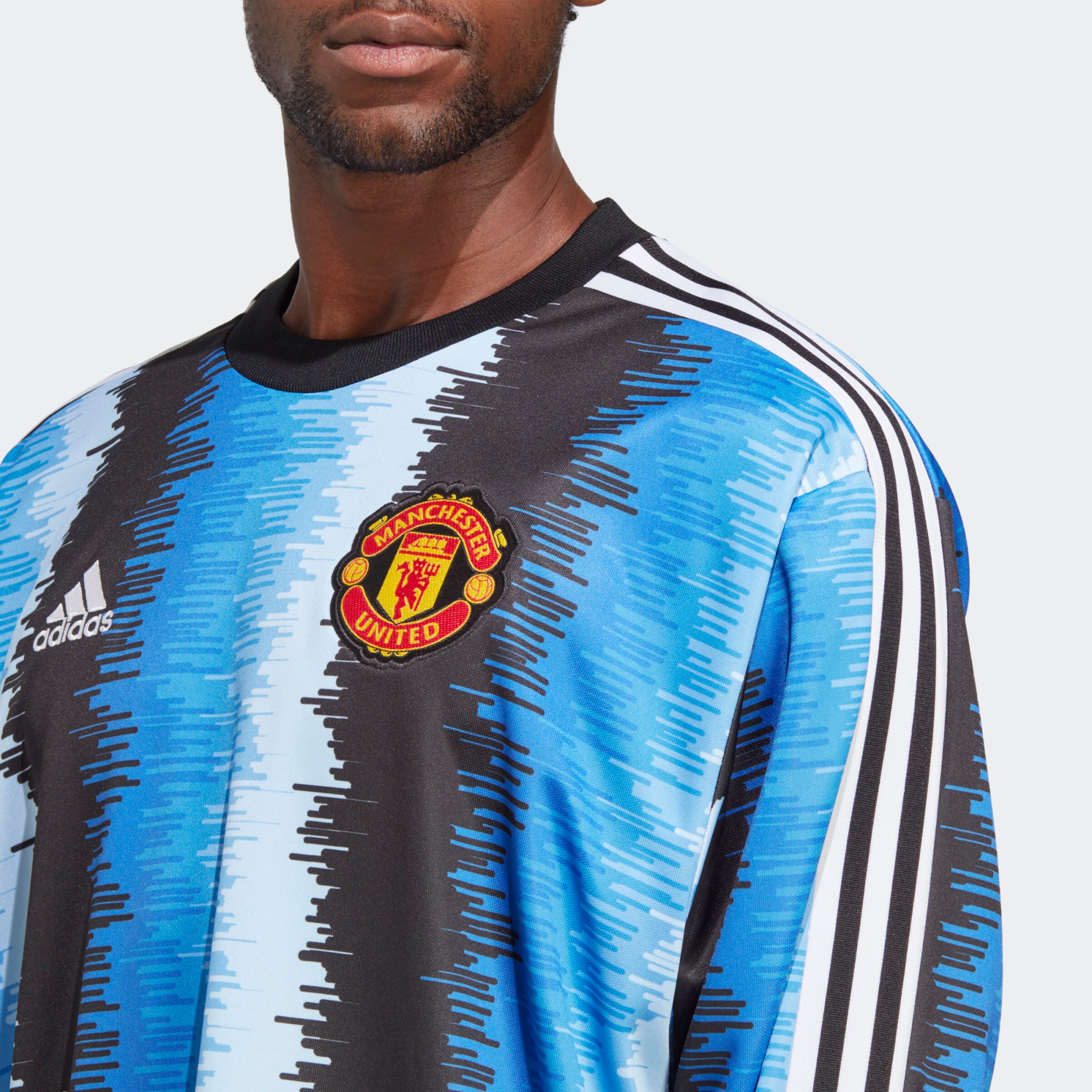 maillot manchester united bleu noir