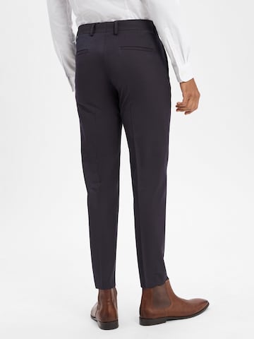 STRELLSON Pleated Pants 'Maury' in Purple