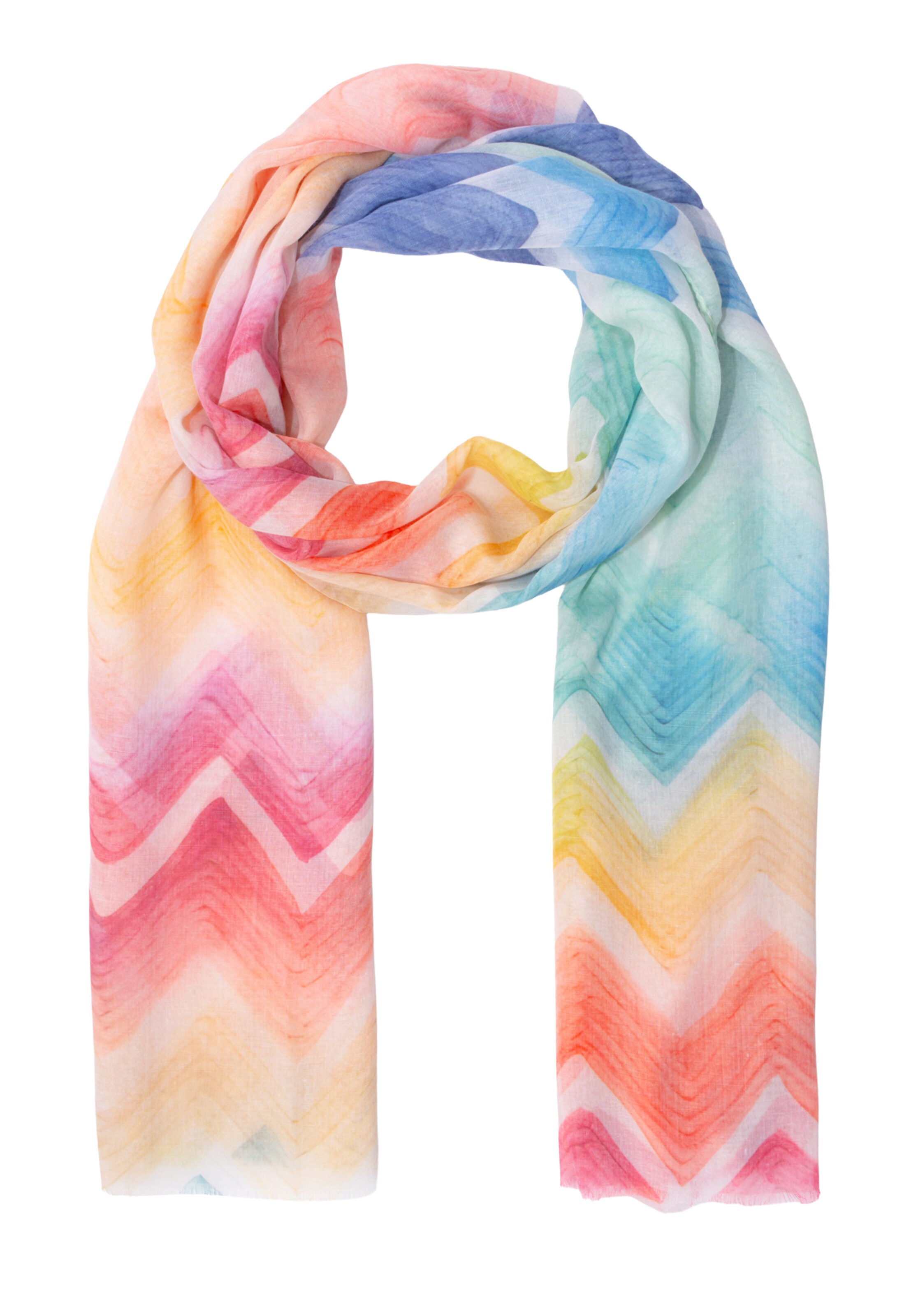 Écharpe 'Mimi' Seasons of April en mélange de couleurs : devant