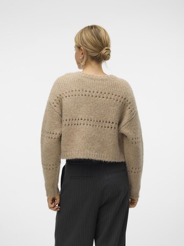 VERO MODA Knit cardigan in Brown