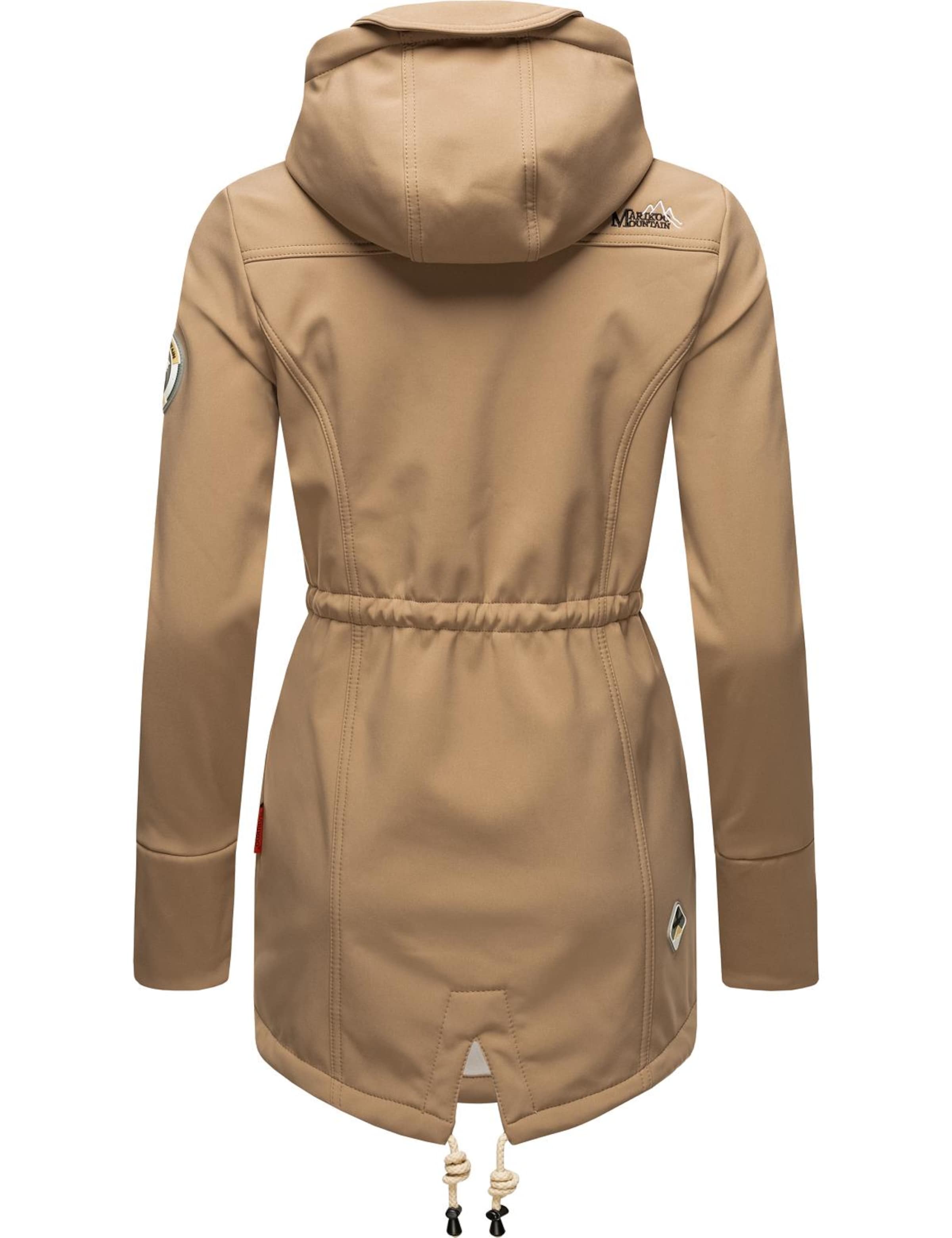 MARIKOO Raincoat 'Zimtzicke' in Brown