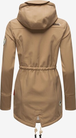 MARIKOO Raincoat 'Zimtzicke' in Brown