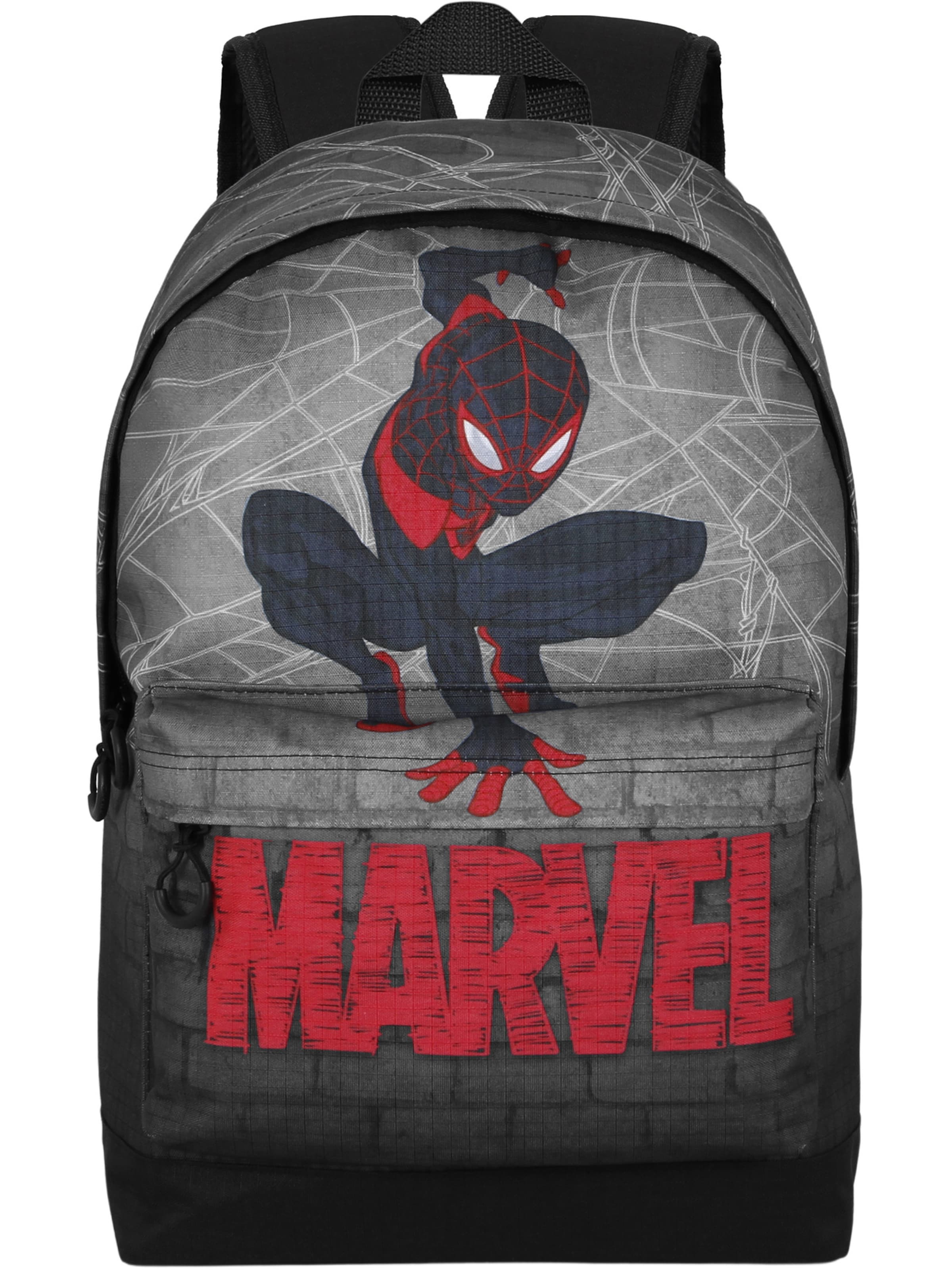 Sac à dos 'Spiderman Spin-Fan Hs 2.2 ' marvel en noir : devant