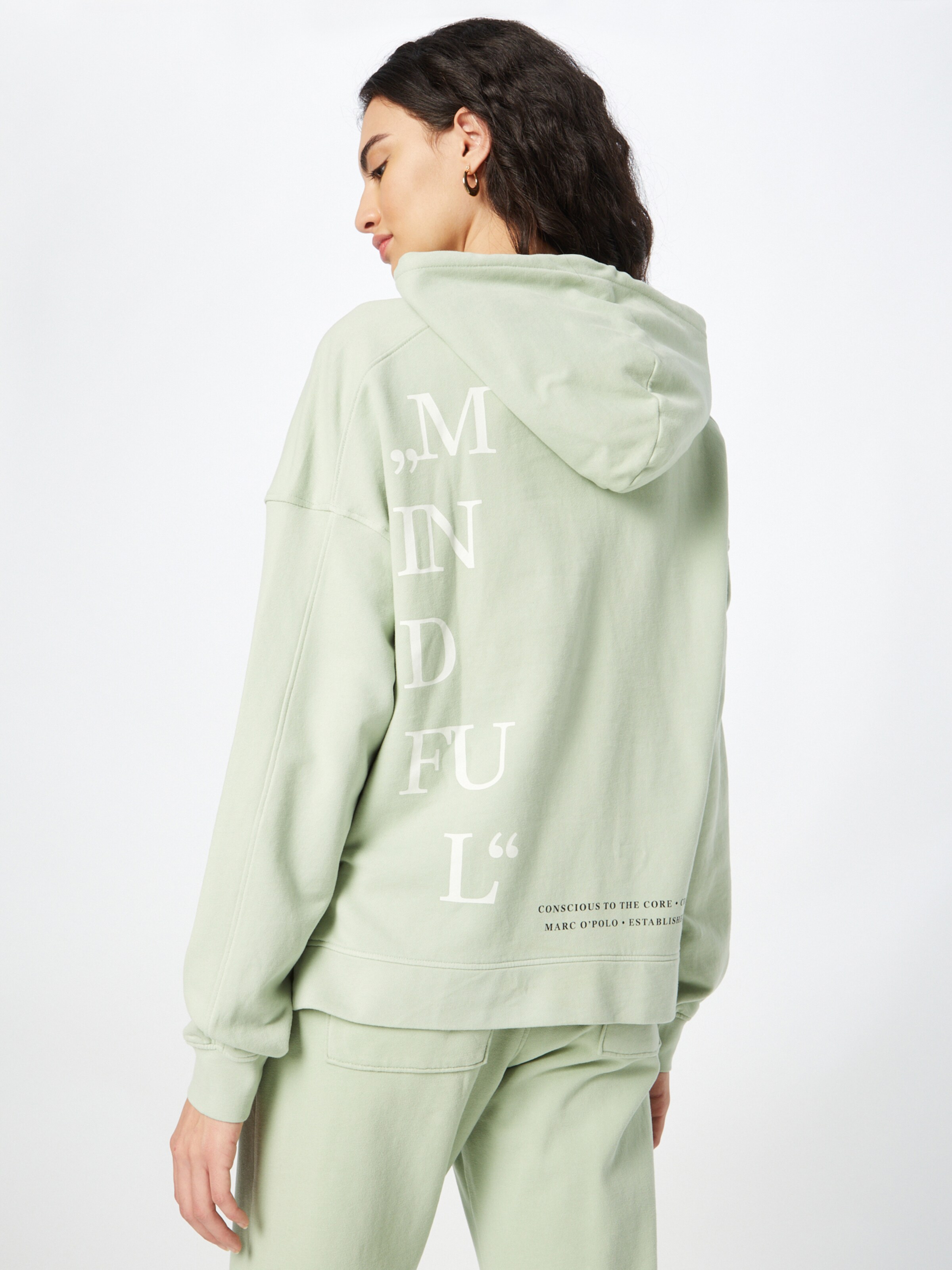 Frauen Sweat Marc O'Polo Sweatshirt in Hellgrün - MR91126 Frauen Sweat Marc O'Polo Sweatshirt in Hellgrün - MR91126