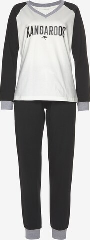 KangaROOS Pajama in Black: front