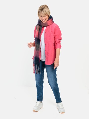 CAMEL ACTIVE Cordbluse mit Brusttasche in Pink