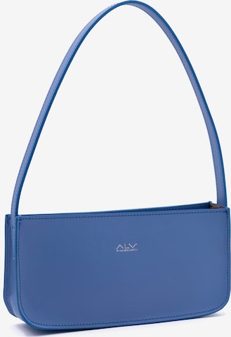 Borsa a spalla ' ' di ALV By Alviero Martini in blu: frontale