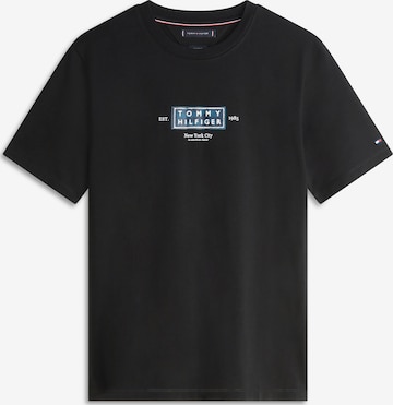 T-Shirt 'HERITAGE' TOMMY HILFIGER en noir : devant
