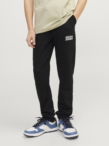 JACK & JONES MINI Tapered Pants 'Gordon' in Black: front