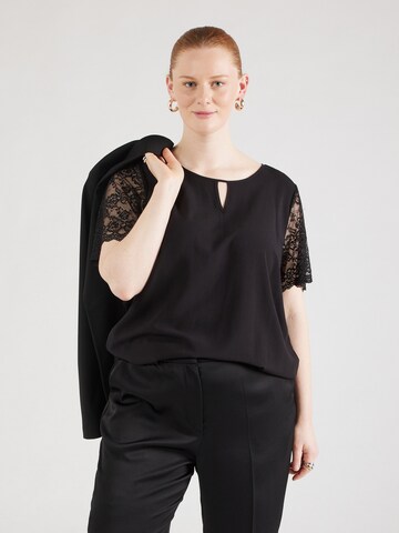 Vero Moda Curve Blouse 'VMCRusk' in Black: front