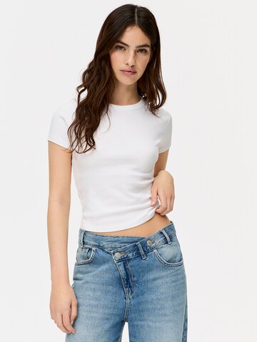 Pull&Bear Majica | črna barva: sprednja stran