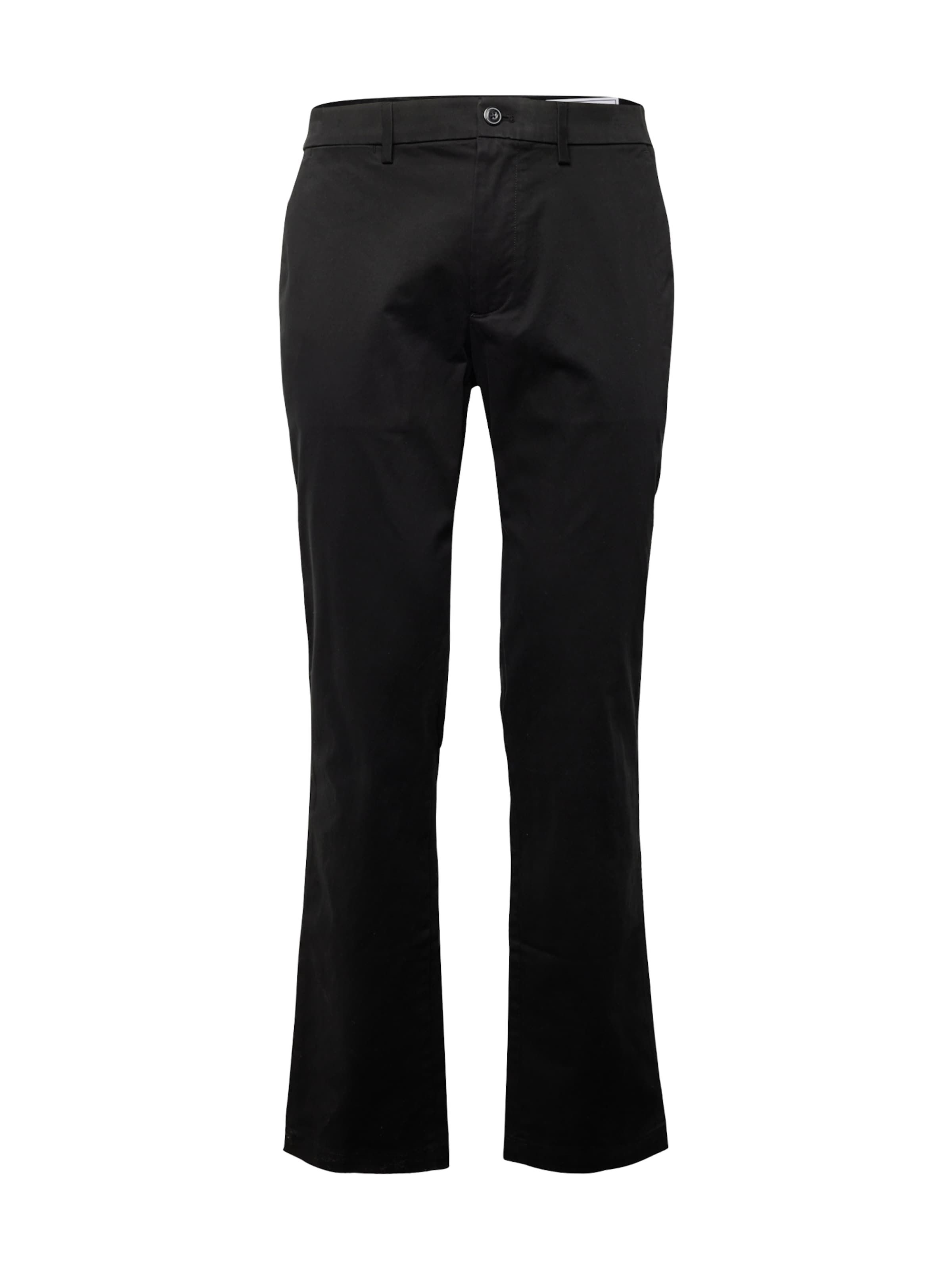 GAP Slimfit Παντελόνι τσίνο σε μαύρο: μπροστά