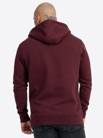LONSDALE Sweatshirt 'Thurning' in Red