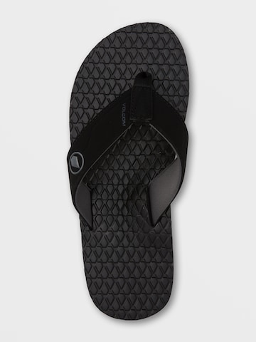 Volcom T-Bar Sandals 'Recliner' in Black