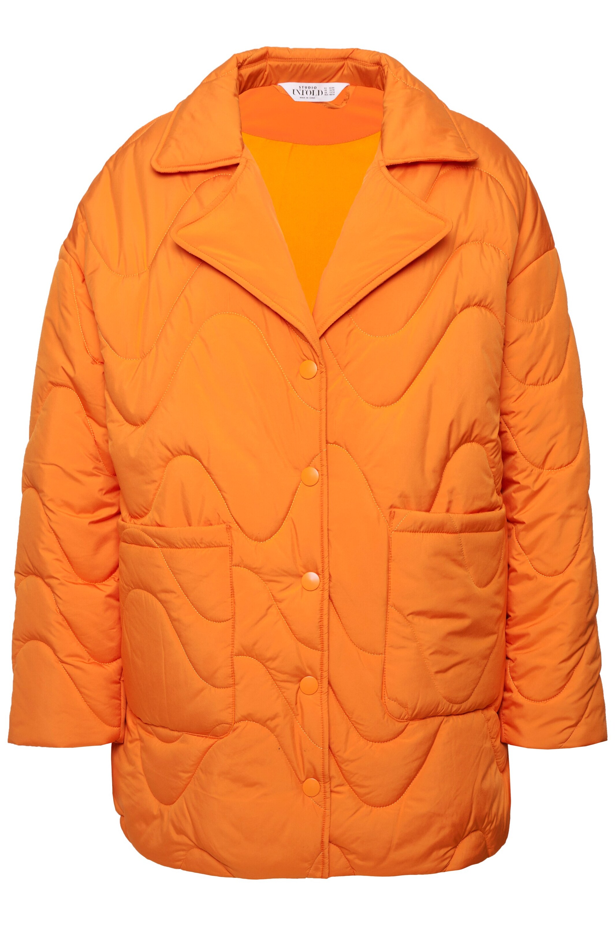 Studio Untold Tussenjas in Oranje: voorkant