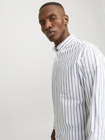 JACK & JONES Regular fit Button Up Shirt 'JJEOxford' in Blue