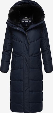 MARIKOO Mantel 'Hingucker XIV-1' in Blau: Vorderseite