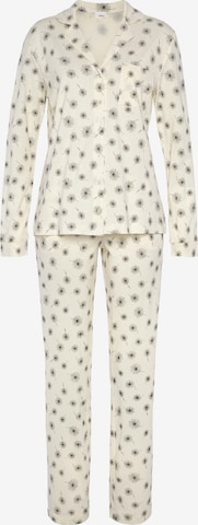 Pyjama s.Oliver en beige : devant