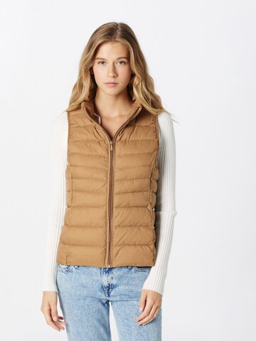 Gilet 'NEW CLAIRE' di ONLY in marrone: frontale