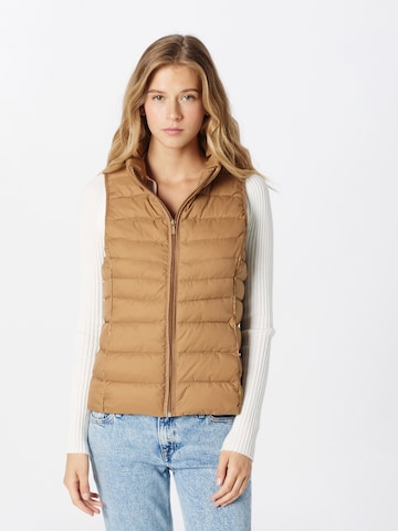 ONLY Bodywarmer 'NEW CLAIRE' in Bruin: voorkant