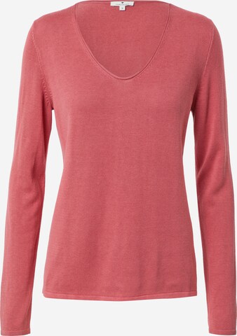 TOM TAILOR Pullover in Pink: front