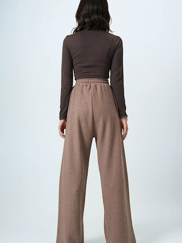 Wide Leg Pantalon Trend Alaçatı Stili en marron