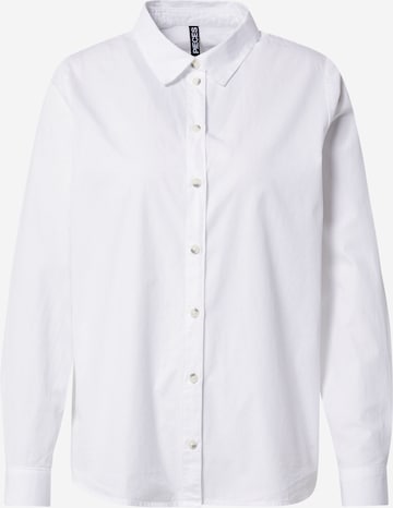 Camicia da donna 'Felia' di PIECES in bianco