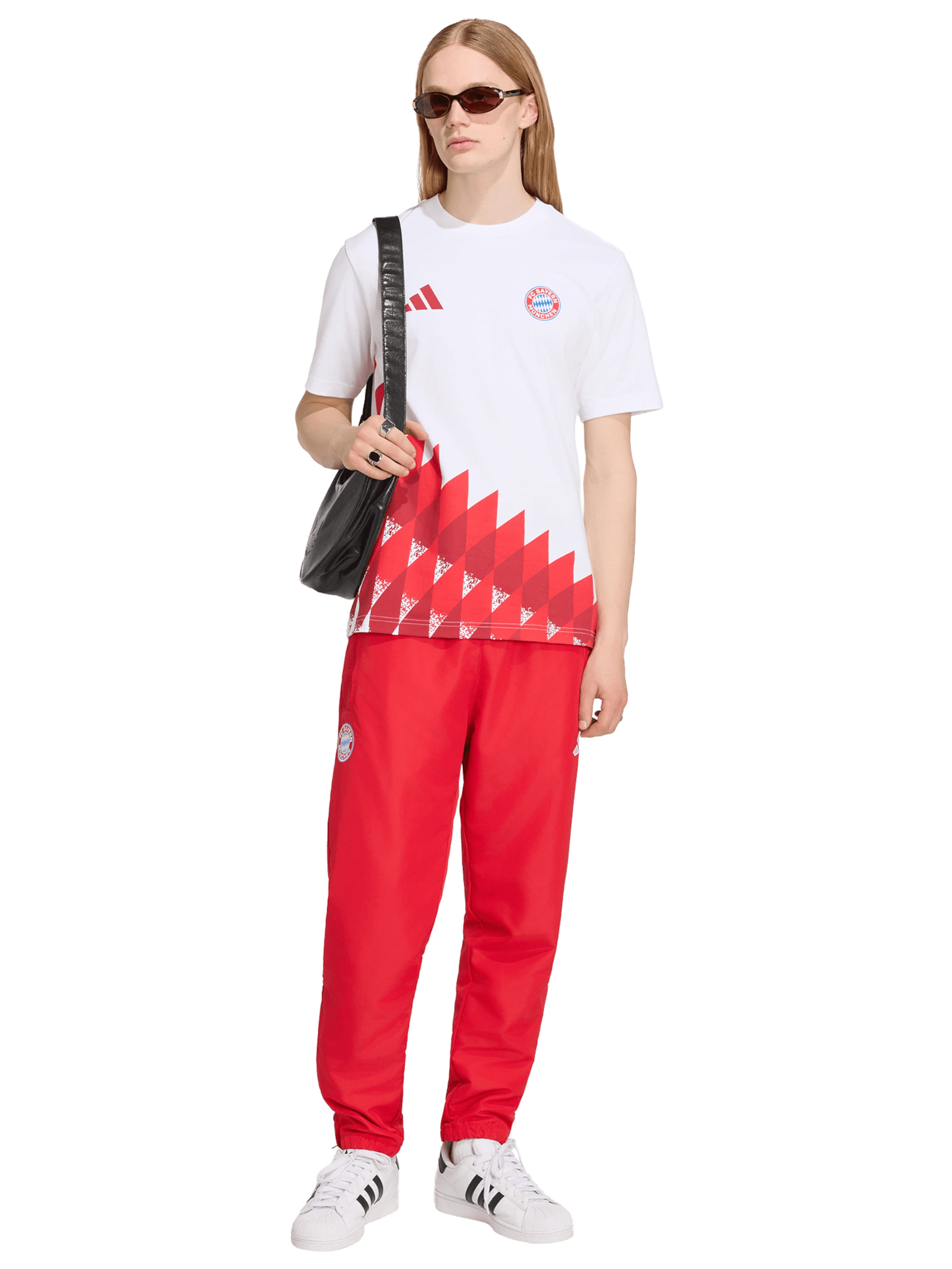Maillot 'FC Bayern München Anthem' ADIDAS PERFORMANCE en rouge