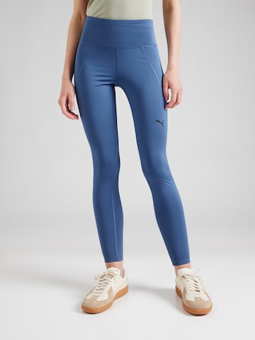 PUMA Skinny Παντελόνι φόρμας 'Essentials' σε μπλε: μπροστά