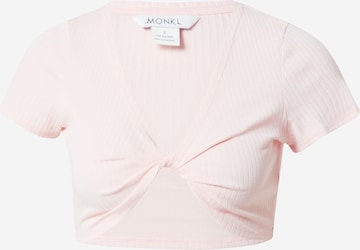 Monki - Camiseta en rosa: frente