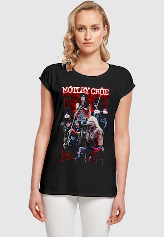 Merchcode T-Shirt 'Motley Crue - Live Montage' in Schwarz: predná strana